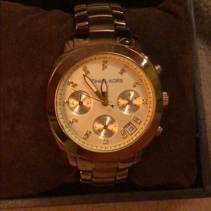 Gold Michael Kors watch
